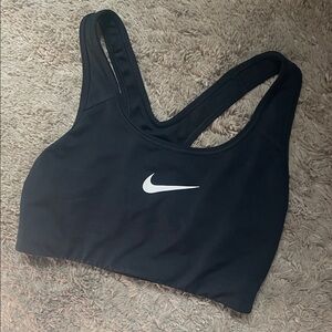 Nike Women's Black and White Sports Bra